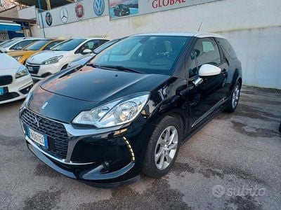 Usata DS Automobiles DS3 So Chic 75 CV (55 kW) 2018 Nero Coupé