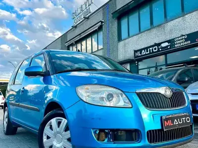 Brugt Skoda Roomster Sport 80 HK (58 kW) 2008 Blå MPV