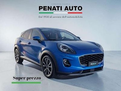 Usata Ford Puma Titanium 125 CV (91 kW) 2021 Blu/azzurro Berlina