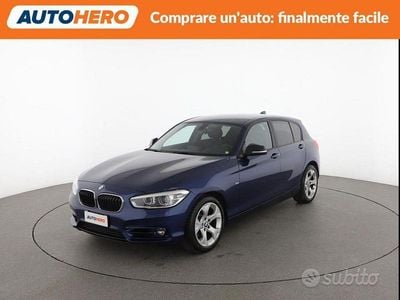 Usata BMW 120 Sport Line 190 CV (139 kW) 2018 Blu Utilitaria