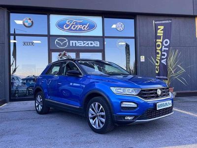 Usata VW T-Roc Style 110 CV (80 kW) 2021 Blu/azzurro SUV