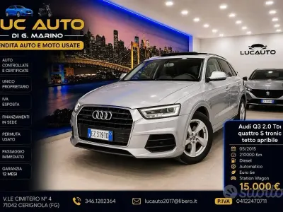 Usata Audi Q3 Sport 150 CV (110 kW) 2015 Argento SUV