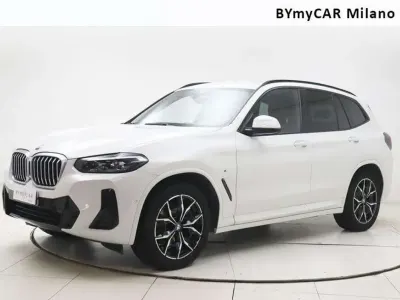 Usata BMW X3 M Sport 150 CV (110 kW) 2023 Alpin white pastello SUV