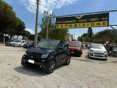 Begagnad Smart ForTwo Cabrio Brabus 109 HK (80 kW) 2018 Svart Cab