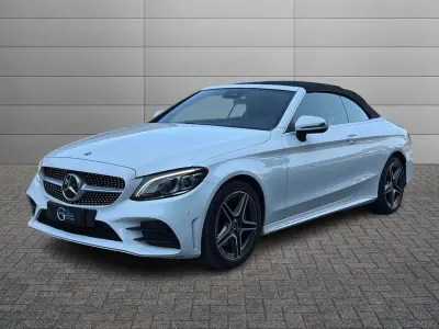 Usata Mercedes C180 Premium 156 CV (114 kW) 2019 Bianco Cabrio