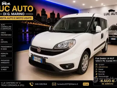 Usata Fiat Doblò 120 CV (88 kW) 2017 Bianco Monovolume