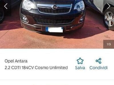Usata Opel Antara Cosmo 184 CV (135 kW) 2011 Nero SUV