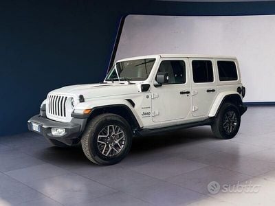 Usata Jeep Wrangler Sahara 380 CV (279 kW) 2023 Bianco SUV