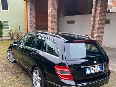 Usata Mercedes C200 Avantgarde 136 CV (100 kW) 2010 Nero Station wagon