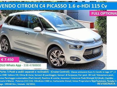 Begagnad Citroën C4 Picasso 115 HK (84 kW) 2013 Grå Minibuss