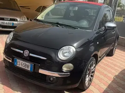 Usata Fiat 500C Lounge 95 CV (69 kW) 2014 Nero Cabrio