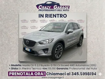 Usata Mazda CX-5 Exceed 150 CV (110 kW) 2015 Grigio SUV
