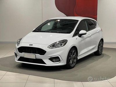 Usata Ford Fiesta ST-Line 125 CV (91 kW) 2021 Bianco Utilitaria