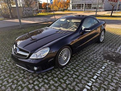 Usata Mercedes SL350 245 CV (180 kW) 2003 Blu/azzurro Cabrio