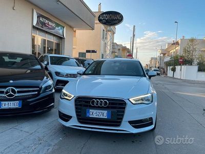 Usata Audi A3 Attraction 150 CV (110 kW) 2015 Bianco Berlina