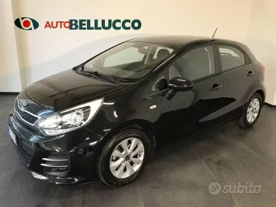 Usata Kia Rio Active 84 CV (61 kW) 2016 Nero Utilitaria