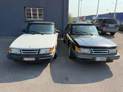 Usata Saab 900 Cabriolet 174 CV (127 kW) 1987 Bianco Cabrio