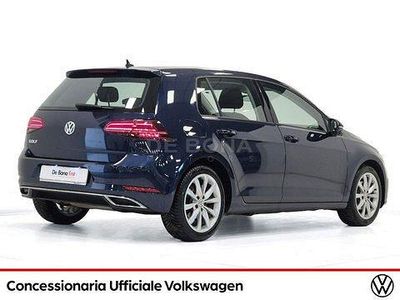 Usata VW Golf VII Highline 116 CV (85 kW) 2019 Azzurro Utilitaria