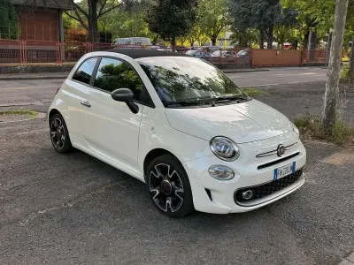 Usata Fiat 500C Sport 69 CV (50 kW) 2017 Bianco Cabrio