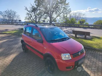 Usata Fiat Panda 4x4 69 CV (50 kW) 2007 Rosso Utilitaria
