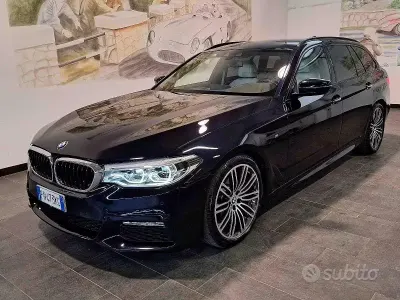 Usata BMW 520 M Sport 190 CV (139 kW) 2018 Nero Station wagon