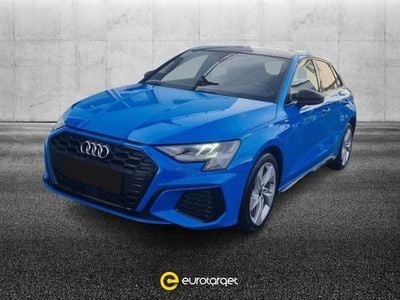 Usata Audi A3 e-tron S-Line 245 CV (180 kW) 2022 Blu pastello Utilitaria