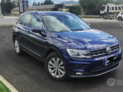 Usata VW Tiguan Business 150 CV (110 kW) 2018 Blu/azzurro SUV