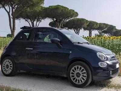 Usata Fiat 500C 69 CV (50 kW) 2021 Blu/azzurro Cabrio