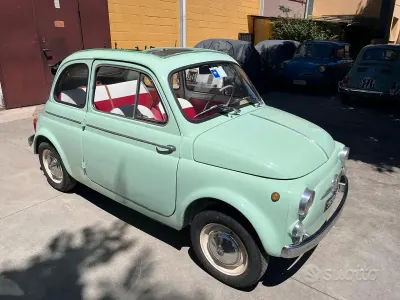 Usata Fiat 500 1960 Bluazzurro Utilitaria