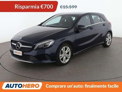 Usata Mercedes A200 136 CV (100 kW) 2017 Blu/azzurro Berlina