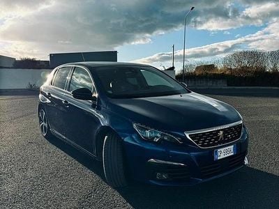 Usata Peugeot 308 GT-line 131 CV (96 kW) 2019 Blu Berlina