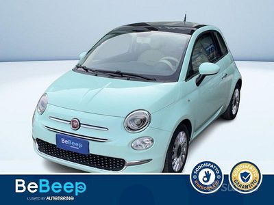 Usata Fiat 500 Lounge 85 CV (62 kW) 2015 Azzurro metallizzato Berlina