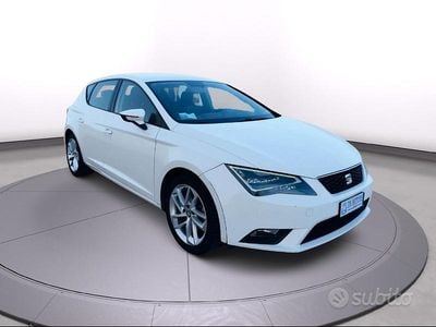 Usata Seat Leon 110 CV (80 kW) 2016 Bianco Berlina
