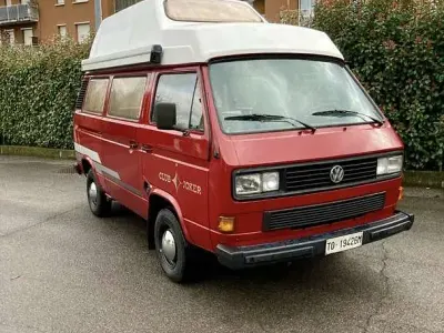 Usata VW T3 69 CV (50 kW) 1988 Rosso Furgone