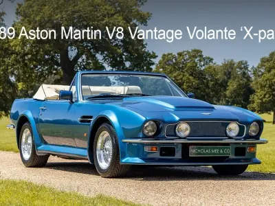 Usata Aston Martin V8 Vantage 438 CV (322 kW) 1989 Blu Cabrio