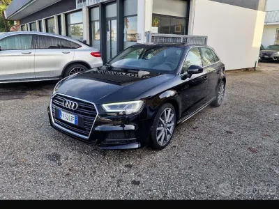Usata Audi A3 131 CV (96 kW) 2019 Nero Berlina