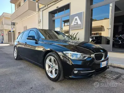 Usata BMW 318 Sport Line 150 CV (110 kW) 2016 Nero Station wagon
