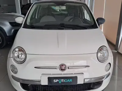 Brugt Fiat 500 Lounge 69 HK (50 kW) 2009 Hvid Cabriolet