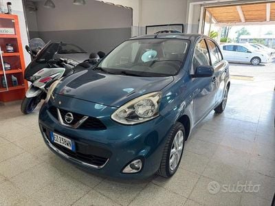 Usata Nissan Micra Acenta 80 CV (58 kW) 2015 Verde Utilitaria