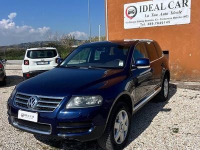 Usata VW Touareg 313 CV (230 kW) 2005 Blu SUV