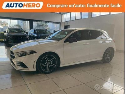 Usata Mercedes A180 Premium 116 CV (85 kW) 2019 Bianco Berlina
