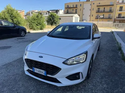Usata Ford Focus ST-Line 150 CV (110 kW) 2019 Bianco Berlina