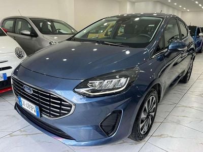 Usata Ford Fiesta Titanium 125 CV (91 kW) 2022 Blu/azzurro Utilitaria