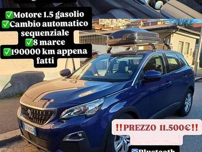 Usata Peugeot 3008 Business-Line 131 CV (96 kW) 2019 Blu SUV