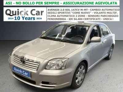 Usata Toyota Avensis Sol 147 CV (108 kW) 2004 Argento iridio Berlina