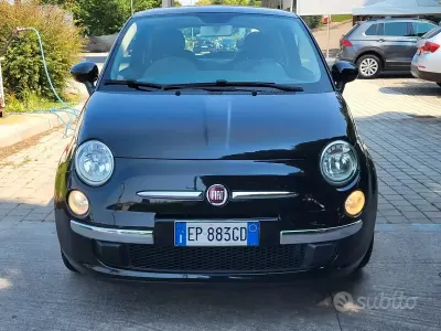 Usata Fiat 500 Lounge 69 CV (50 kW) 2012 Nero Berlina