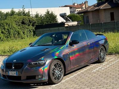 Usata BMW 320 Cabriolet Efficient Dynamics 220 CV (161 kW) 2009 Grigio Cabrio