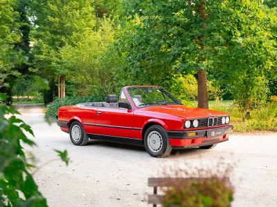 Usata BMW 318 Cabriolet 113 CV (83 kW) 1991 Rosso Cabrio