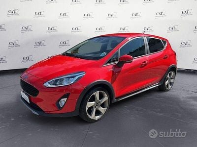 Usata Ford Fiesta Active 86 CV (63 kW) 2018 Rosso Utilitaria