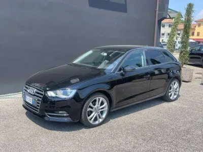 Usata Audi A3 Attraction 105 CV (77 kW) 2014 Nero Berlina
